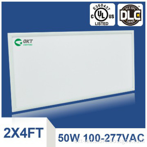 American DLC UL Listed 2X4FT 50W Dimmable led panel ceiling light